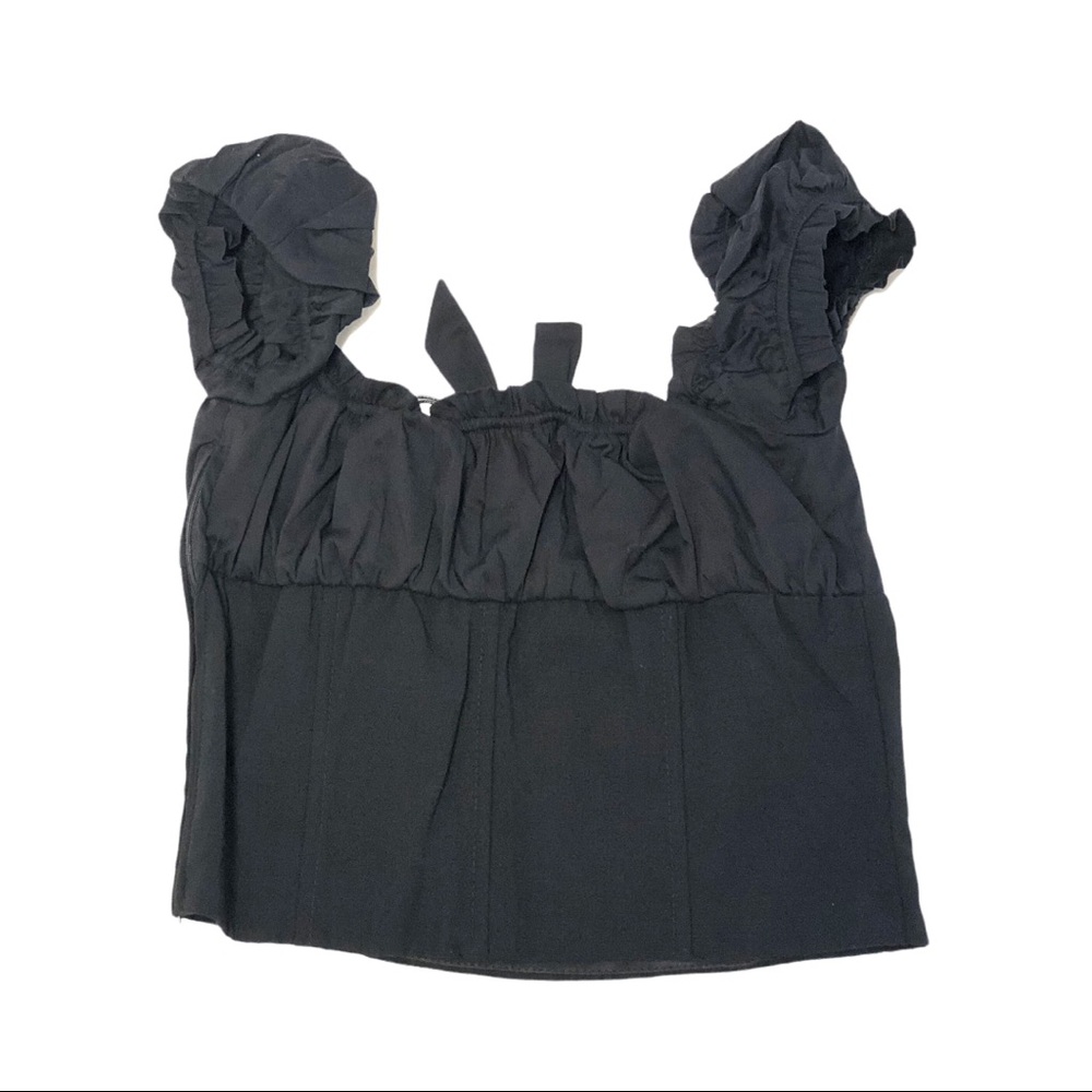 I.AM.GIA. Naomi Tie Front Cropped Top - Picture 11 of 13